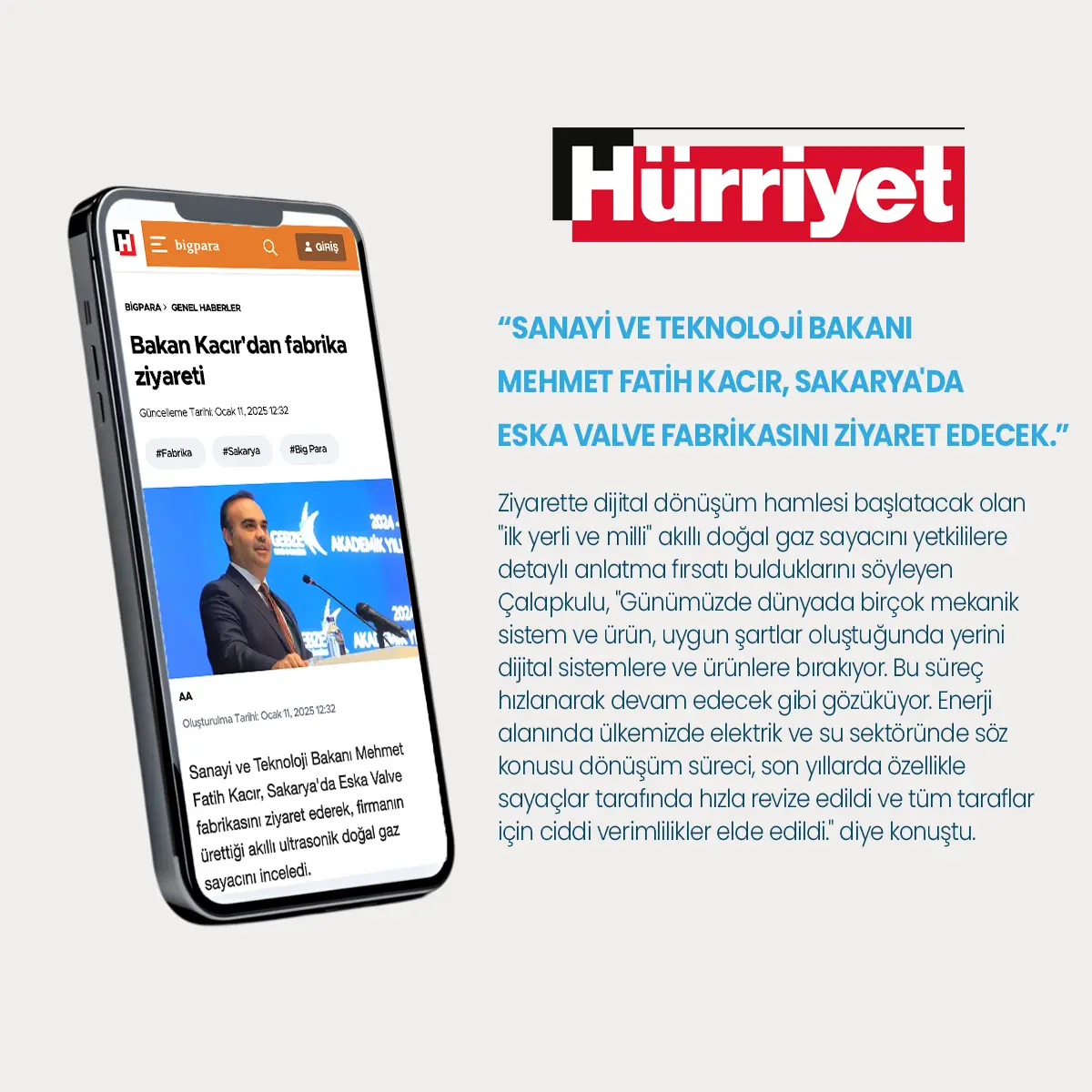 Bakan Kacır'dan Fabrika Ziyareti