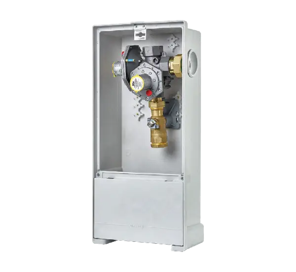 S700 – Wall-Mounted Regulator Set with Service Box (Flat or Curved Cover) - 1